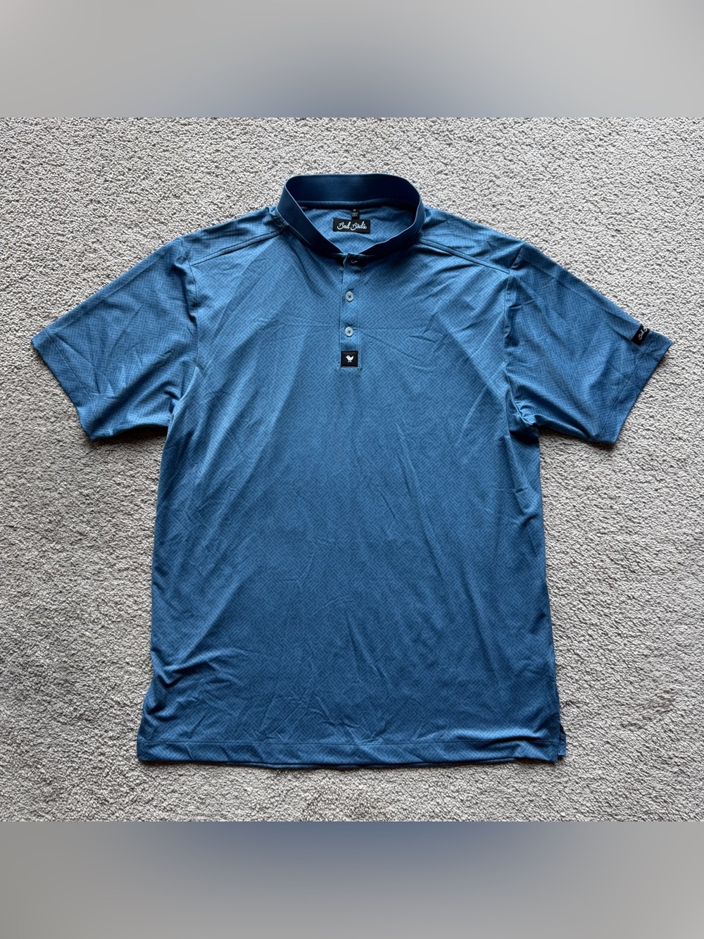 Bad Birdie Mock Neck Golf Polo